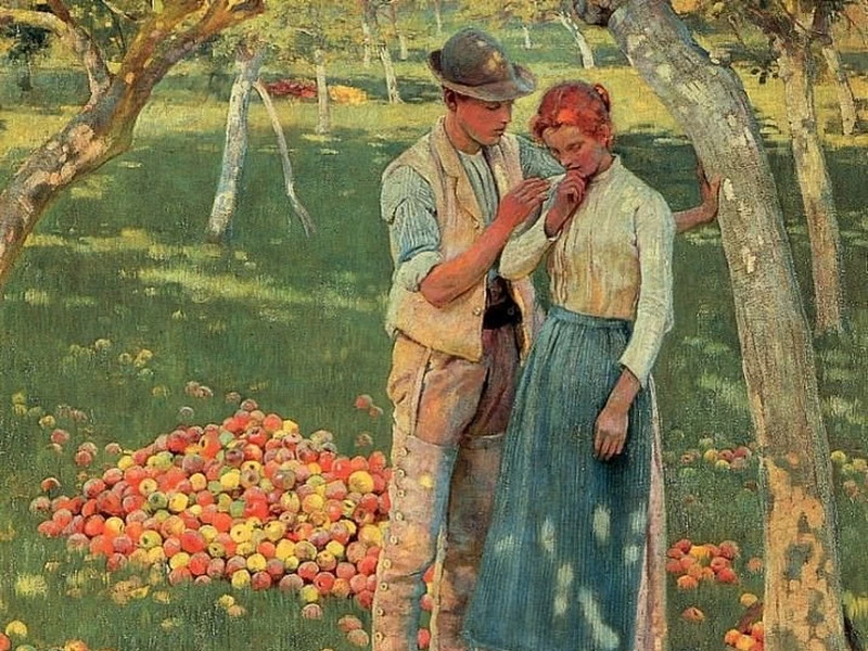 1862-Nelly Erichsen - Il frutteto